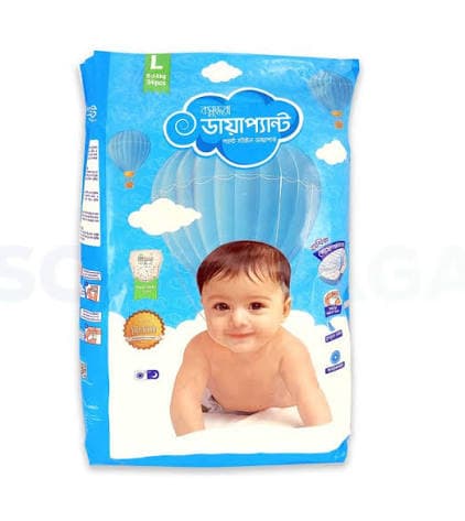 বসুন্ধরা ডায়াপ্যান্ট লার্জ